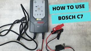 Bosch C7  How to use [upl. by Yrad464]