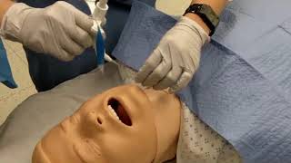 Surgical tracheostomy procedure [upl. by Stephana]