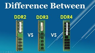 DDR2 vs DDR3 vs DDR4 Explained Feature and Identify comparison [upl. by Minni]