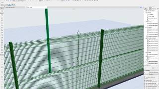 Archicad 22  Creation de grillage rigide [upl. by Derry]