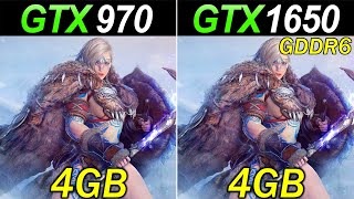 GTX 970 Vs GTX 1650 GDDR6  Stock and Overclock  1080p Gaming Benchmarks [upl. by Ilyah]