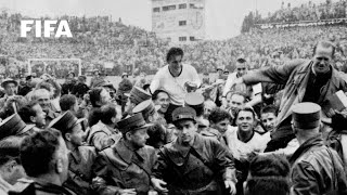 1954 WORLD CUP FINAL FR Germany 32 Hungary [upl. by Ellohcin]