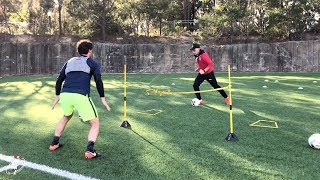 PRO SESSION  Soccer Training for Centre Back  Joner Football  Ryan Blumberg [upl. by Jaco]