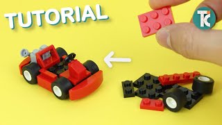 LEGO Go Kart Tutorial [upl. by Nairret]