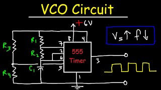 Voltage Controlled Oscillator Using 555 Timer [upl. by Aicercal34]