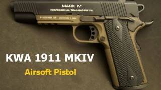 KWA 1911 Airsoft Pistol Review [upl. by Noruq730]