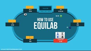 How To Use Equilab Free Poker Equity Calculator  Poker Quick Plays [upl. by Ainatnas]