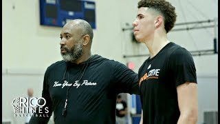 Lamelo Ball at Rico Hines Private Run [upl. by Harle500]