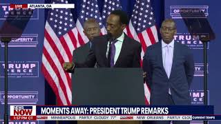 Black Pastors pray and defend President Trump In Atlanta [upl. by Neomah]