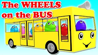 Wheels On The Bus Part 1 Nursery Rhymes Songs for Children [upl. by Lamek699]