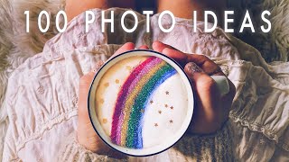 100 CREATIVE PHOTOGRAPHY IDEAS AT HOME using what you have [upl. by Annam607]