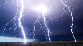 LIGHTNING STORMS AT NIGHT  Supercell Storm Time Lapse [upl. by Fai471]