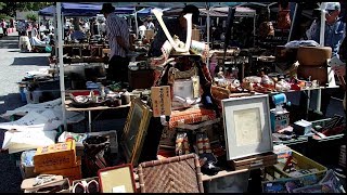 Toji Temple Fleamarket Antique MarketKyoto in Japan [upl. by Calia]