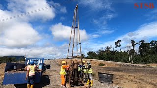 A Soil Investigation Work Borehole Drilling SPT amp Rock Coring [upl. by Elisabetta973]