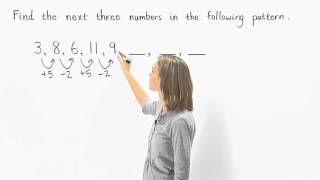 Number Patterns  MathHelpcom [upl. by Tychonn]