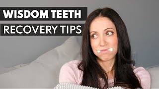 Wisdom Teeth Extractions RECOVERY TIPS How To Heal Fast [upl. by Braden598]