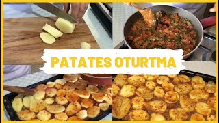 PATATES OTURTMA TARİFİ  HEM GÖRÜNTÜSÜNE HEM DE LEZZETİNE HAYRAN KALACAK TADINA DOYAMAYACAKSINIZ [upl. by Huntlee]