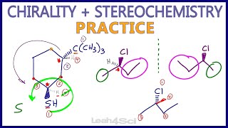 Chirality and Stereochemistry Practice Problems [upl. by Eidak]