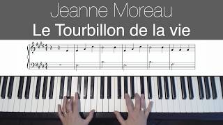 Le Tourbillon de la vie  J Moreau  Piano  sheet music [upl. by Most]