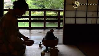 Tea Ceremony Kyoto Maikoya Japan [upl. by Aylat]