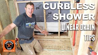 Curbless Shower Pan Planning Schluter Curbless Shower Part 1 [upl. by Shewmaker263]