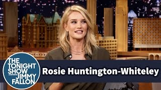 Rosie HuntingtonWhiteley Teaches Jimmy Cockney Slang [upl. by Linoel]