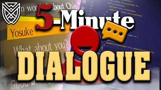 5 Minute DIALOGUE SYSTEM in UNITY Tutorial [upl. by Sanburn]