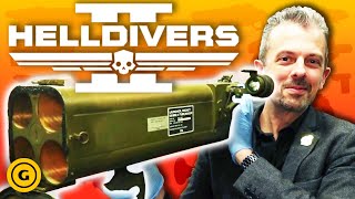 Firearms Expert Reacts to Helldivers 2 PART 4 [upl. by Airlia]