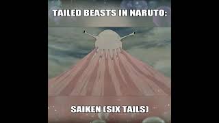 Tailed Beasts In Naruto Saiken Six Tails [upl. by Akenat]