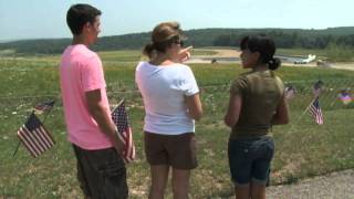 Flight 93 Pa crash site draws hundreds daily [upl. by Gavini283]