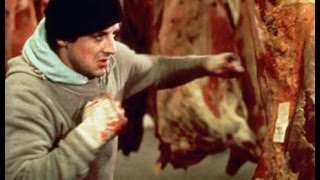 Rocky 1976 Rocky punches meat [upl. by Trela900]