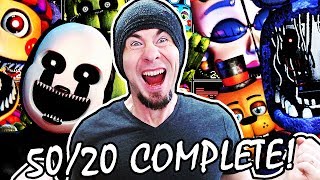 5020 MODE COMPLETE  FNAF ULTIMATE CUSTOM NIGHT  Everything FINISHED [upl. by Tymes]