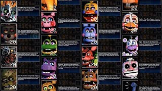 Ultimate Custom Night animatronic infomechanics [upl. by Brittne303]