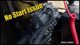 Toyota forklift no start issue [upl. by Isnyl]