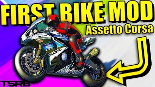 Assetto Corsas FIRST MOTORBIKE MOD [upl. by Dexter]