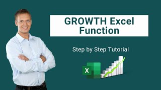 GROWTH Excel Function  How to Use of Growth Formula to Estimate Exponential Growth [upl. by Infield]