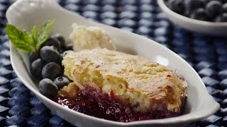 How to Make Blueberry Cobbler  Blueberry Recipes  Allrecipescom [upl. by Alyks]