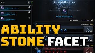 Lost Ark  Basic Ability Stone Facet Guide [upl. by Biegel]