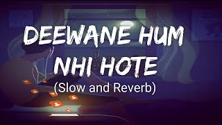 Deewane Hum Nahi Hote Slow and Reverb  Lofi  Hindi  Slow and Reverb songs  Lyrical Audio [upl. by Rubliw549]