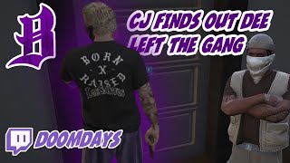 CJ hears about Dee leaving Ballas │NoPixel 40 [upl. by Lekcim]