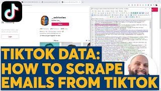 TikTok Data  How To Scrape Emails From TikTok [upl. by Audra]