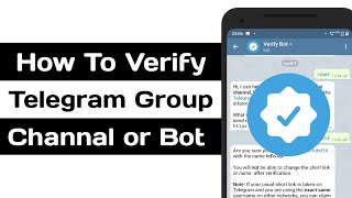 How To Verify Your Telegram Channal Group And Bot [upl. by Ennyrb]