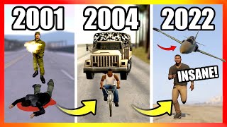 Evolution of MILITARY LOGIC in GTA Games 20012022 [upl. by Odnam]