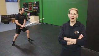 An introduction to stance and footwork in sword fighting HEMA [upl. by Ailimaj]