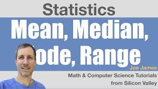 Mean Median Mode Range explained [upl. by Franni]