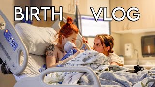 BIRTH VLOG  Labor amp Delivery Of Our First Baby Home Birth to Hospital [upl. by Eicram]