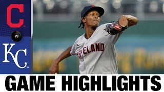 Tyler Naquin powers Tribe to 50 win  IndiansRoyals Game Highlights 9220 [upl. by Airotcivairam]