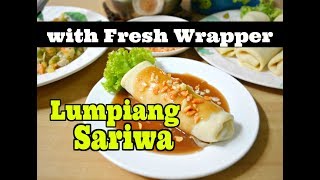 Lumpiang Sariwa with Homemade Wrapper [upl. by Gardner]