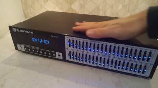 New Rockville REQ42 Equalizer vs 1980s Radio Shack Equalizer [upl. by Acinemod800]