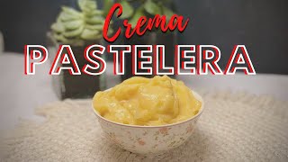 RECETA DE CREMA PASTELERA todos los secretos [upl. by Narbig826]